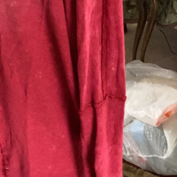 Free People Red TShirt Will be Free - Picture 5 of 6